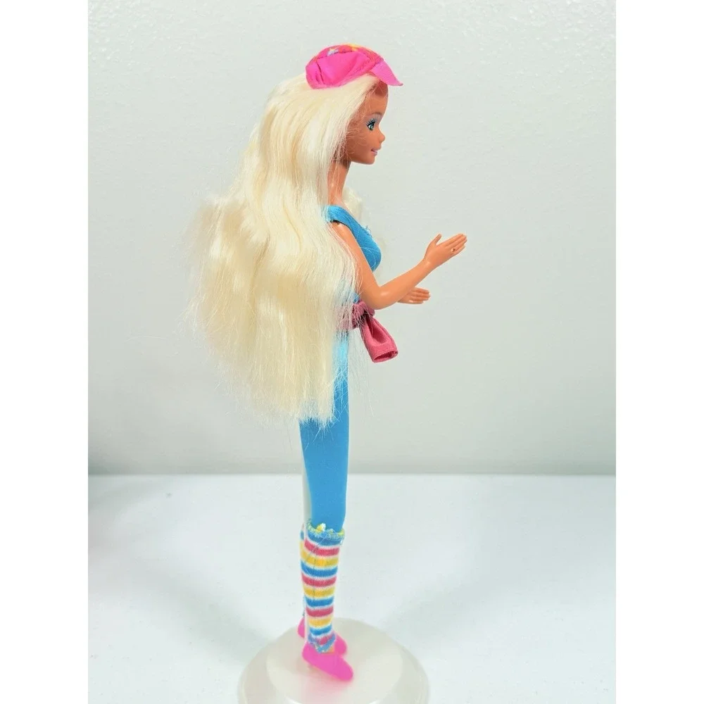 Vintage Barbie Doll Lot Great Shape Outfit Bike Weights Bag Accessories READ